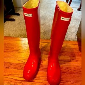 Tall Hunter rain boots